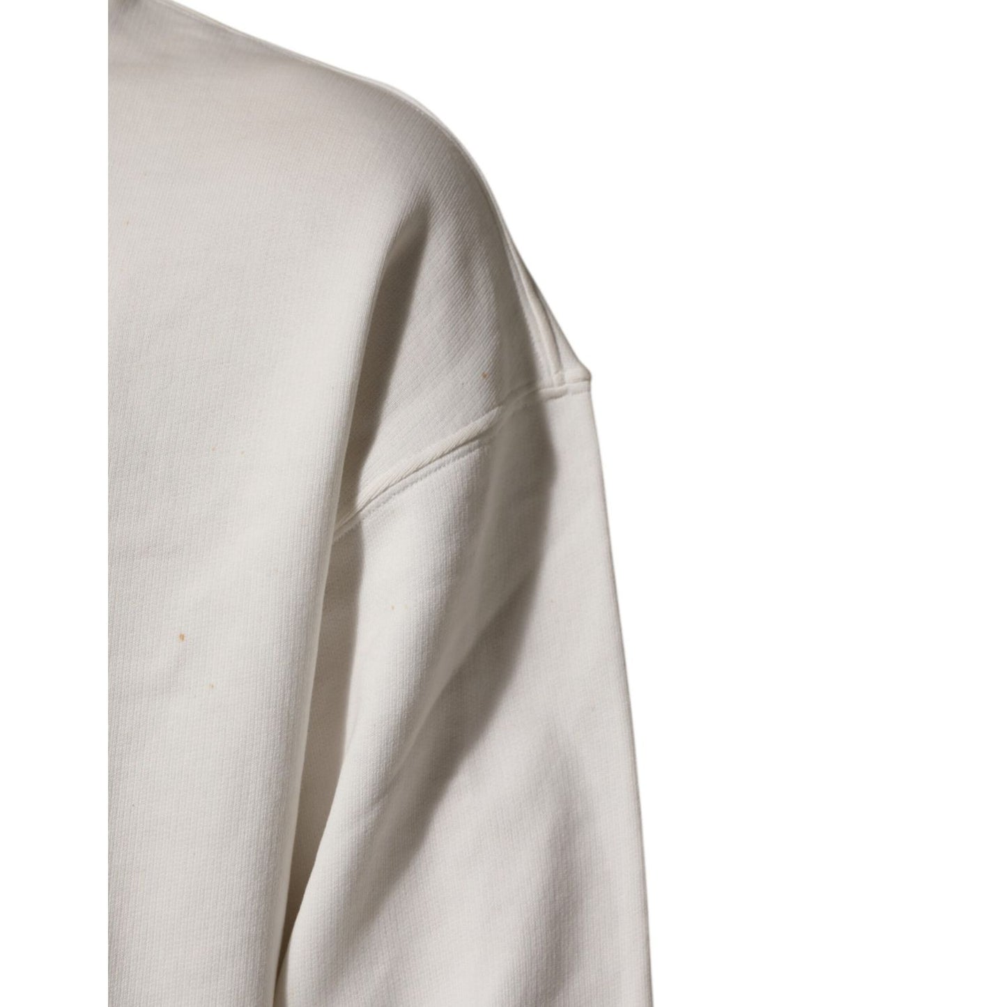 Dolce & Gabbana White DG Logo Crew Neck Sweatshirt Sweater