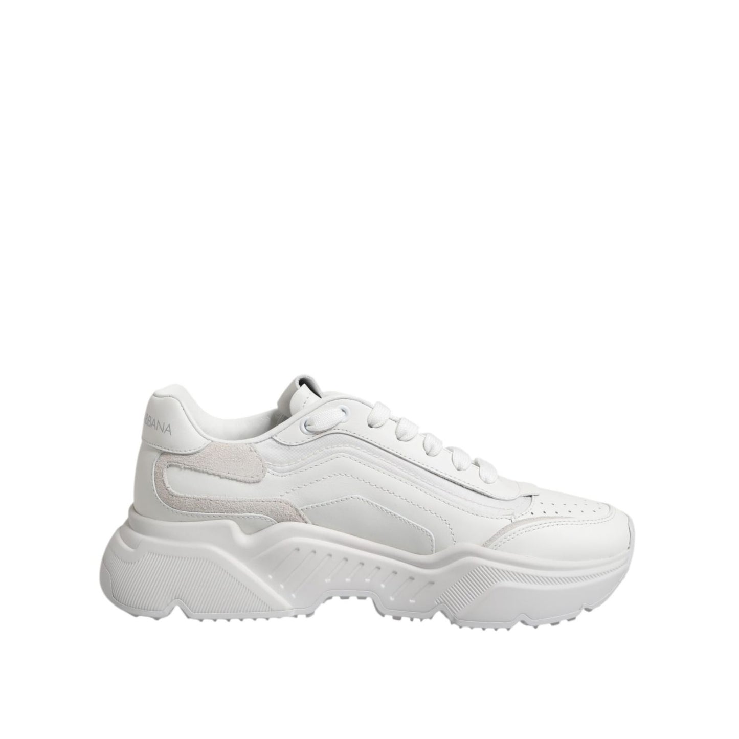 Dolce & Gabbana White Leather Daymaster Low Top Sneakers Shoes Dolce & Gabbana