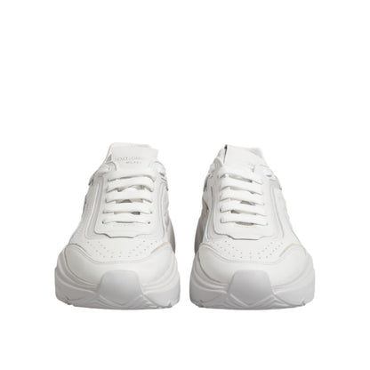 Dolce & Gabbana White Leather Daymaster Low Top Sneakers Shoes Dolce & Gabbana