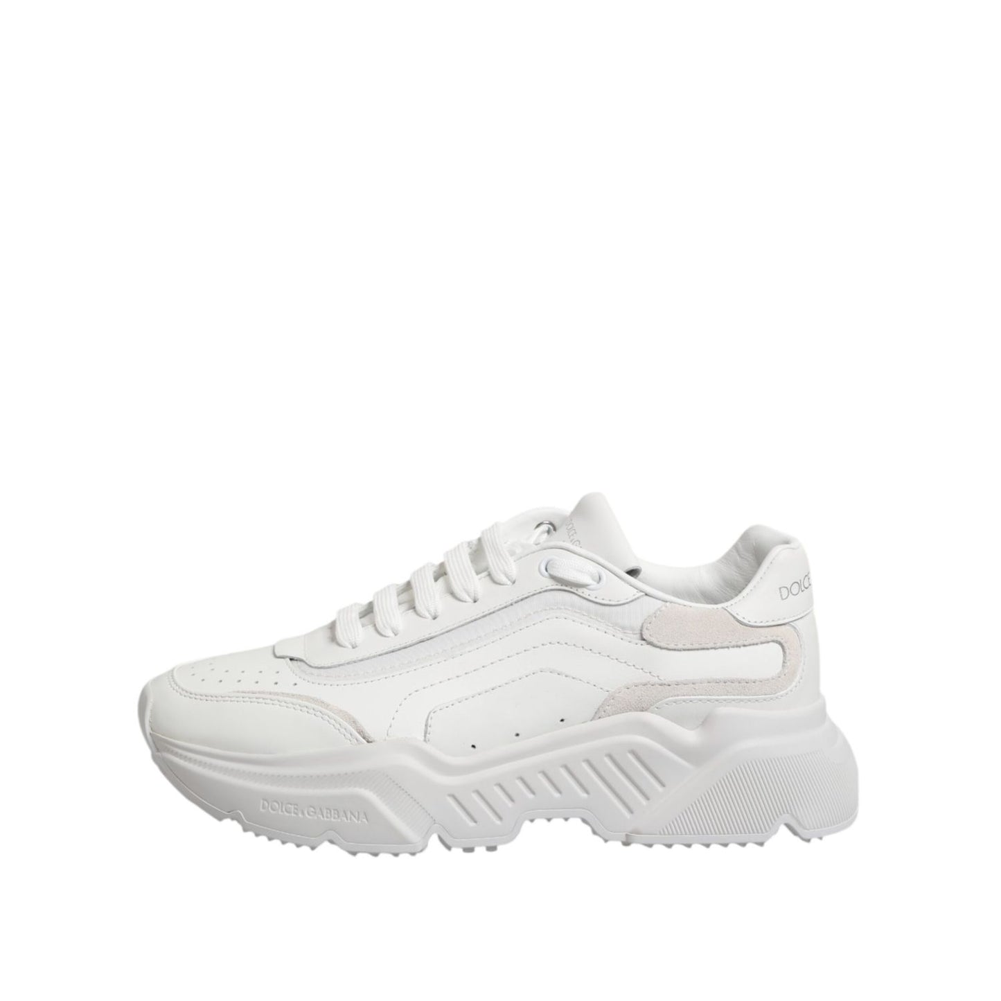 Dolce & Gabbana White Leather Daymaster Low Top Sneakers Shoes Dolce & Gabbana