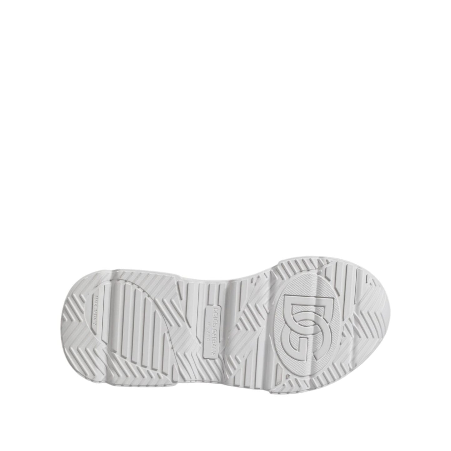 Dolce & Gabbana White Leather Daymaster Low Top Sneakers Shoes Dolce & Gabbana