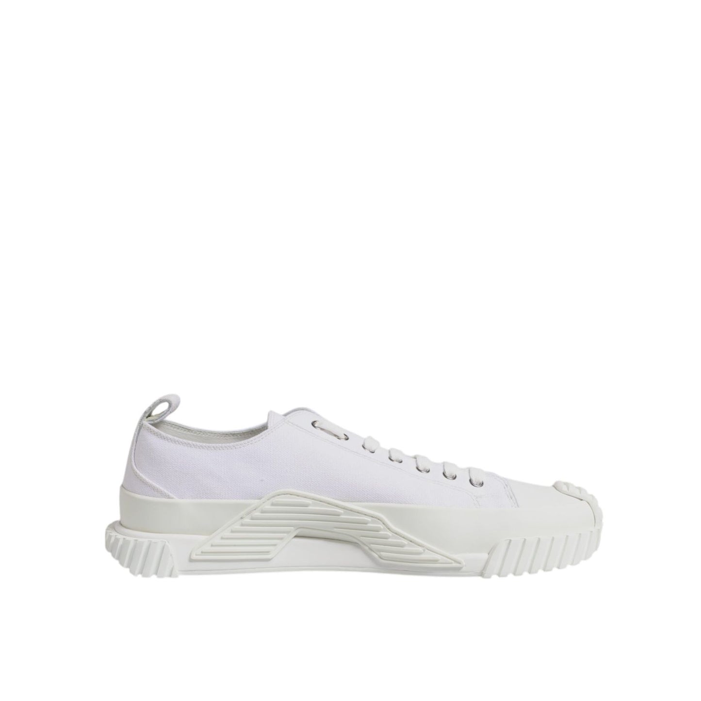 Dolce & Gabbana White Leather Low Top NS1 Sneakers Shoes Dolce & Gabbana