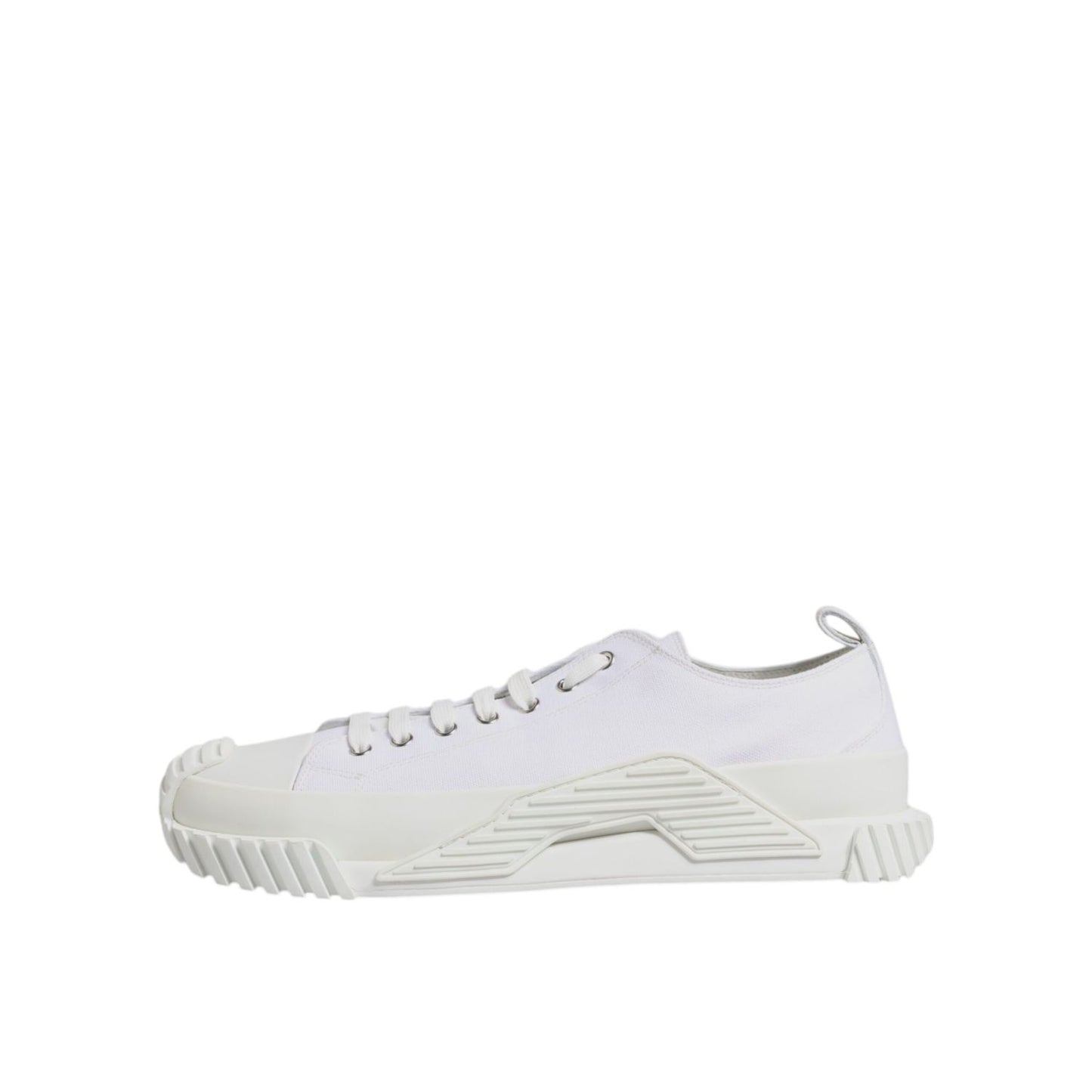 Dolce & Gabbana White Leather Low Top NS1 Sneakers Shoes Dolce & Gabbana