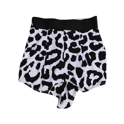 Dolce & Gabbana White Leopard Nylon High Waist Girdle Underwear Dolce & Gabbana