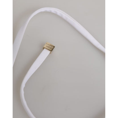 Dolce & Gabbana White Logo Swimsuit 2 Piece Top Bottom Swimwear Dolce & Gabbana