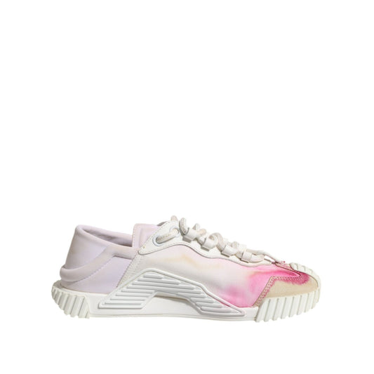 Dolce & Gabbana White NS1 Lace Up Low Top Sneakers Shoes Dolce & Gabbana