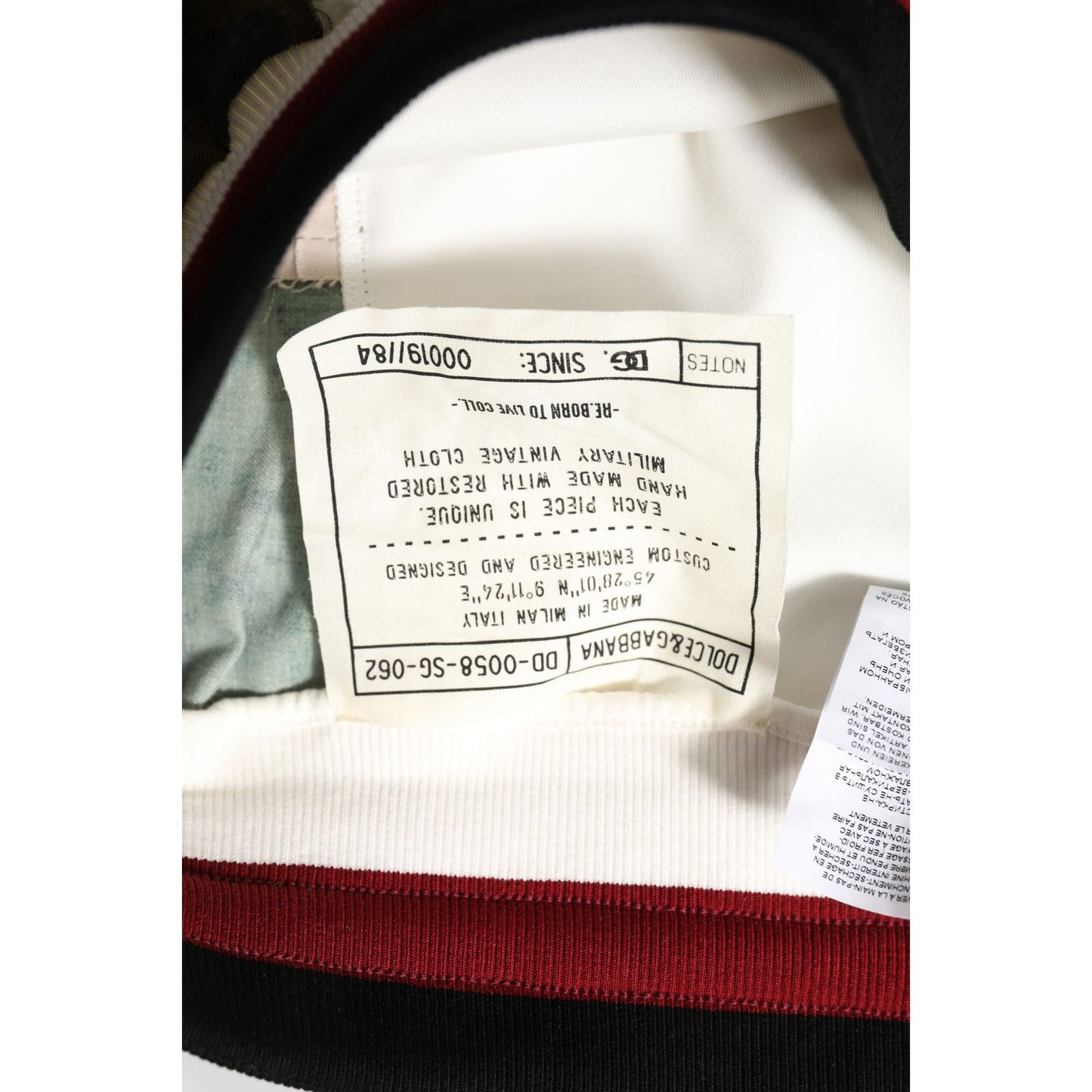 Dolce & Gabbana White Patchwork Mens Jogger Pants Dolce & Gabbana