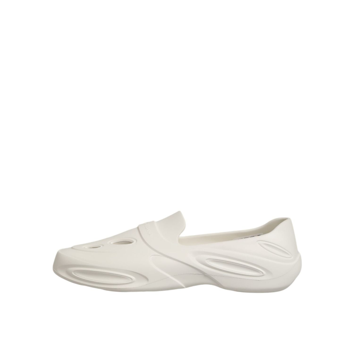 Dolce & Gabbana White Rubber Slides Low Top Sneakers Shoes