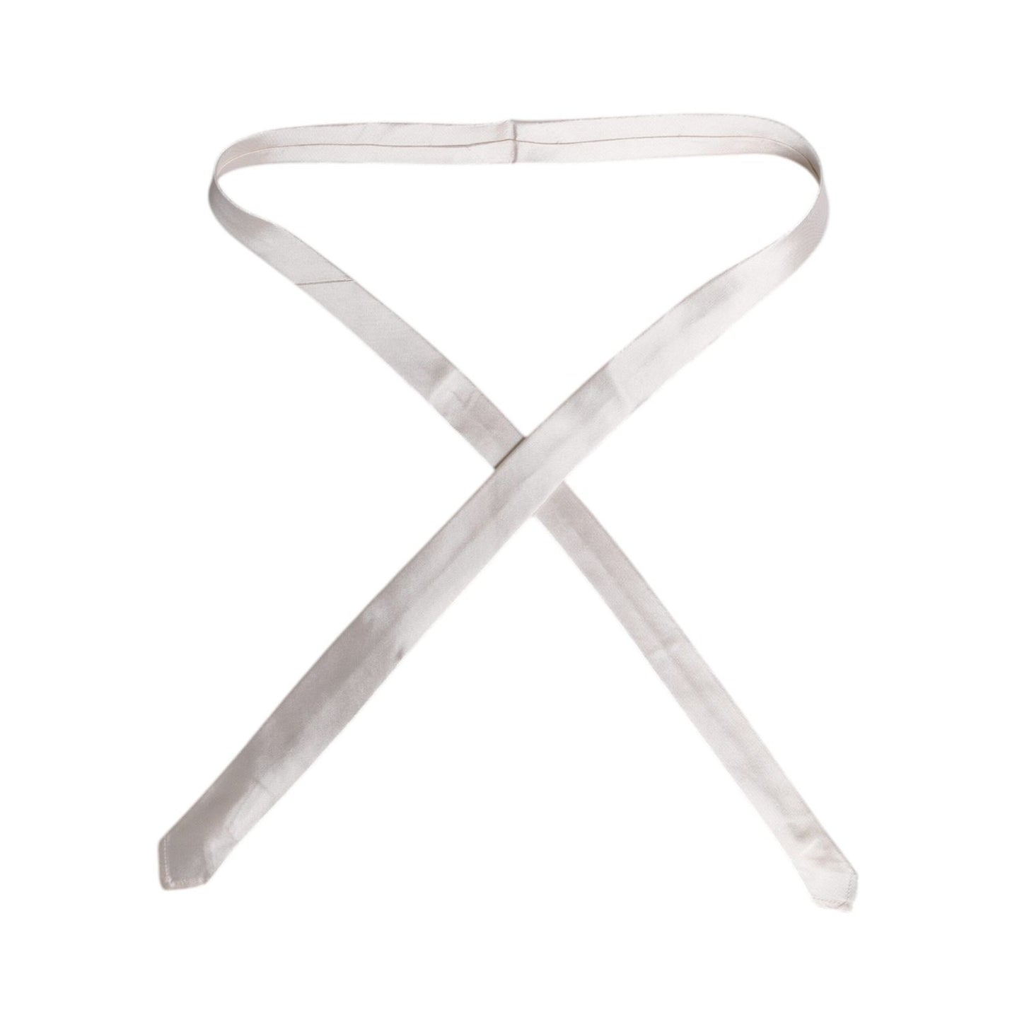 Dolce & Gabbana White Solid Silk Adjustable Necktie Tie Dolce & Gabbana