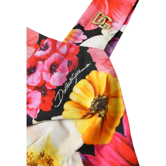 Dolce & Gabbana | Exquisite Floral Bustier Crop Top| McRichard Designer Brands   