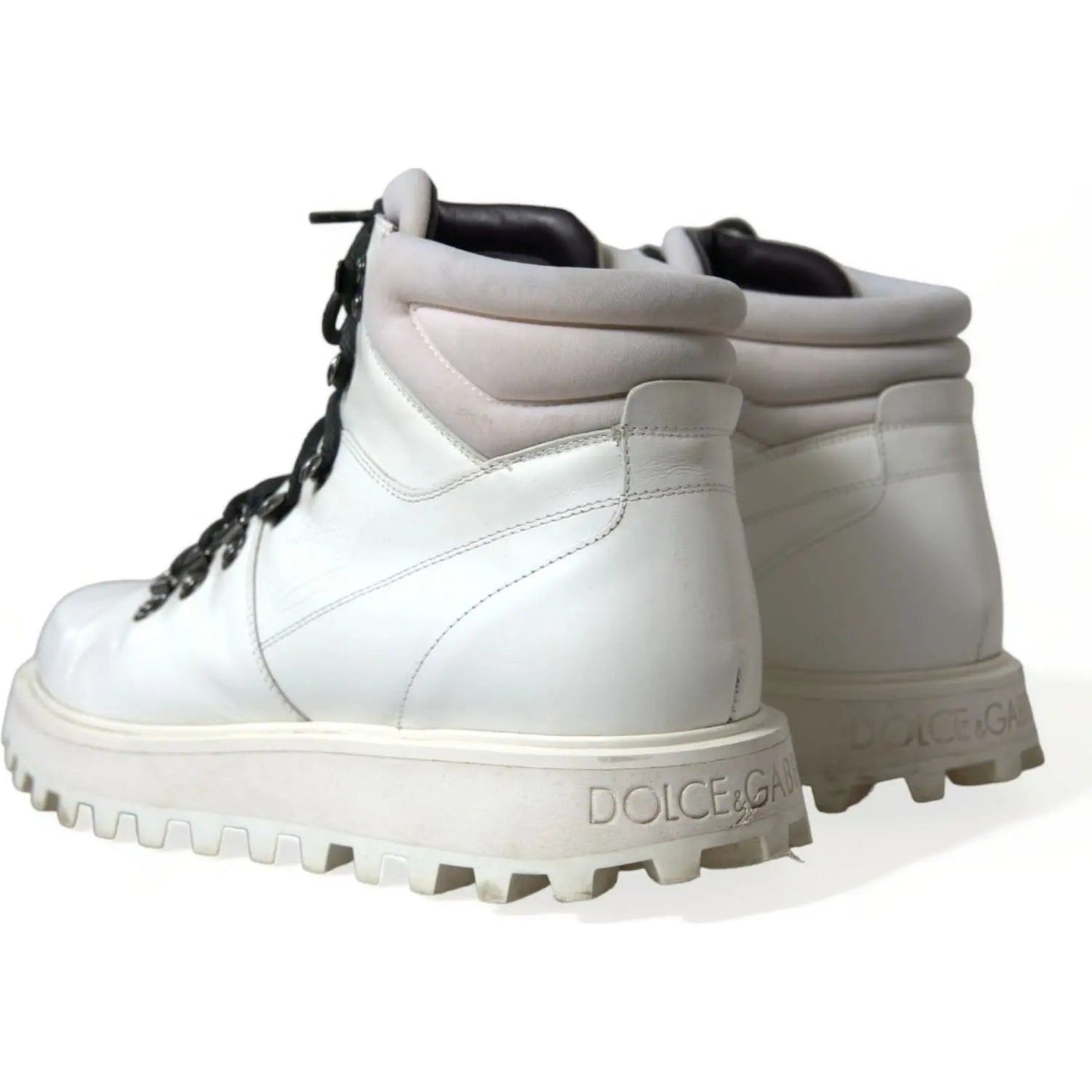 Dolce & Gabbana Pristine White Italian Ankle Boots pristine-white-italian-ankle-boots