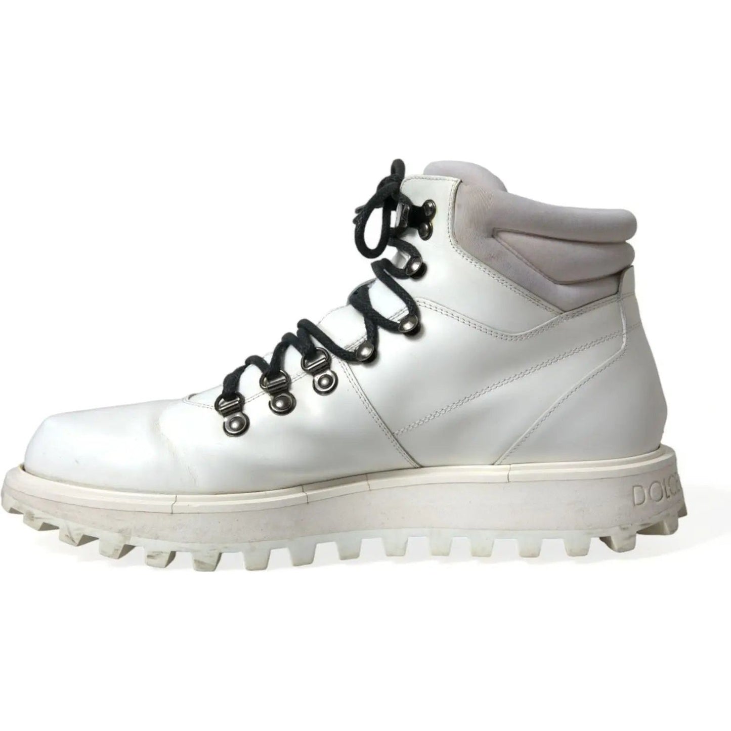 Dolce & Gabbana Pristine White Italian Ankle Boots pristine-white-italian-ankle-boots
