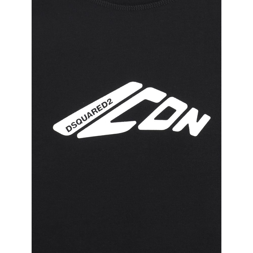 Dsquared² Black Cotton Sweatshirt Dsquared²