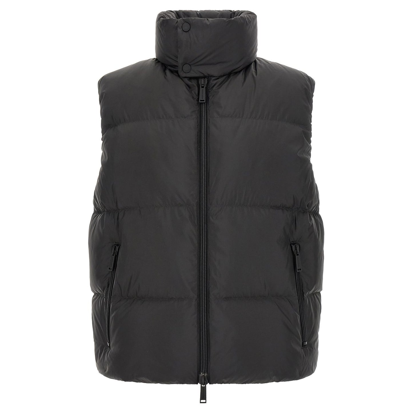 Dsquared² Black Polyester Sleeveless Jacket
