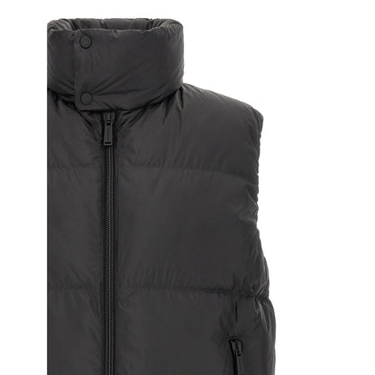 Dsquared² Black Polyester Sleeveless Jacket