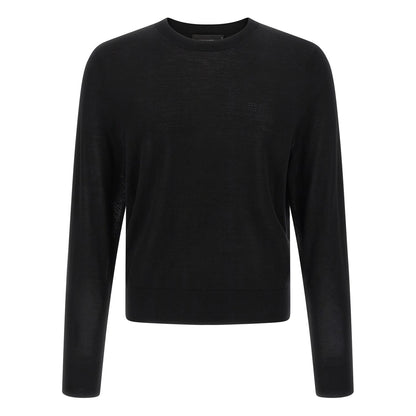 Dsquared² Black Wool Cardigan