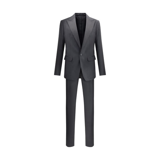 Dsquared² Black Wool Two-Piece Suit