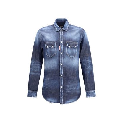 Dsquared² Blue Denim Shirt Dsquared²