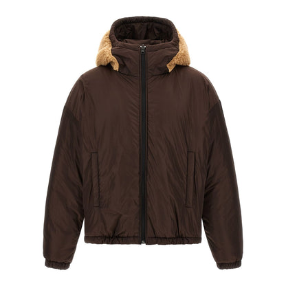 Dsquared² Brown Polyester Bomber