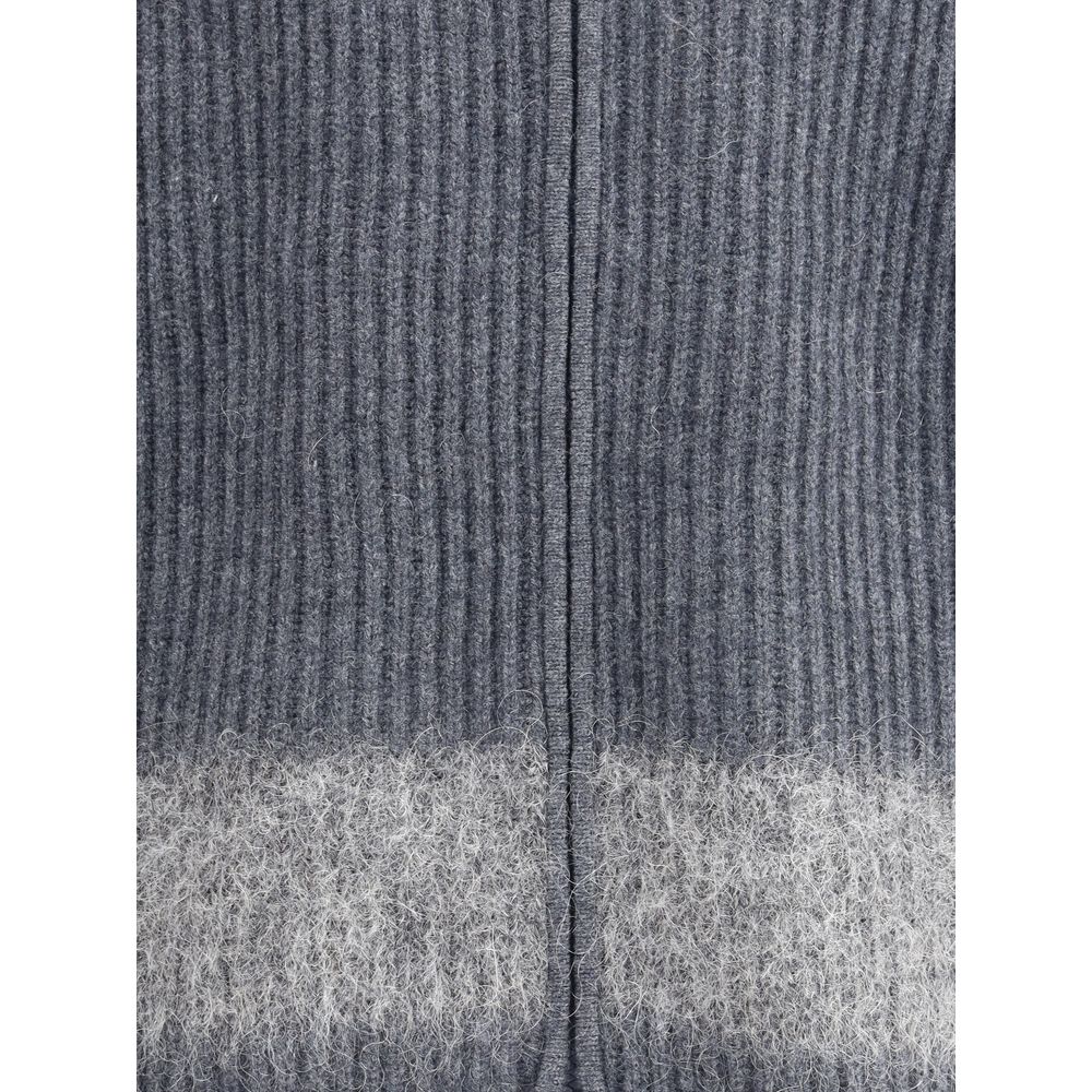 Dsquared² Gray Wool Cardigan
