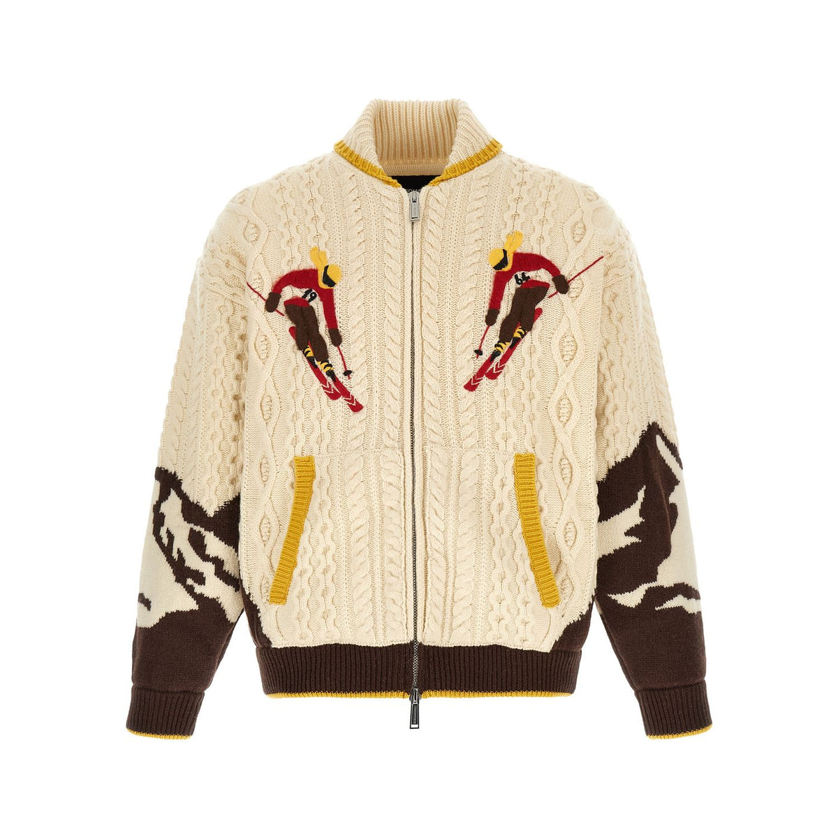 Dsquared² Multicolor Wool Cardigan