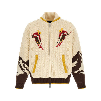Dsquared² Multicolor Wool Cardigan