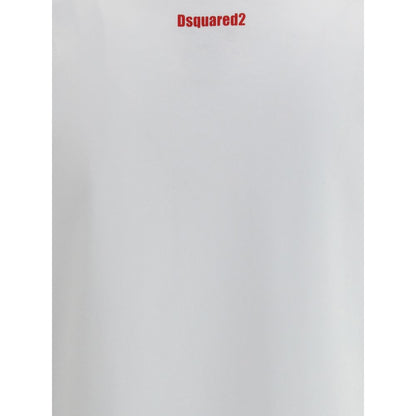 Dsquared² White Cotton T-Shirt Dsquared²