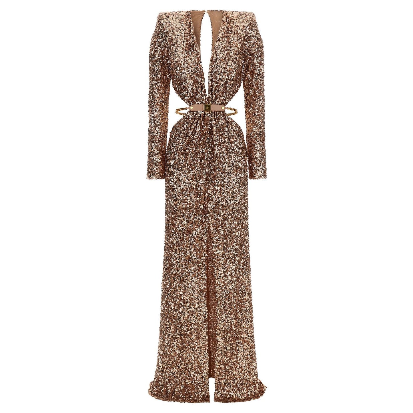 Elisabetta Franchi Multicolor Polyester Long Dress