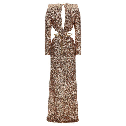 Elisabetta Franchi Multicolor Polyester Long Dress