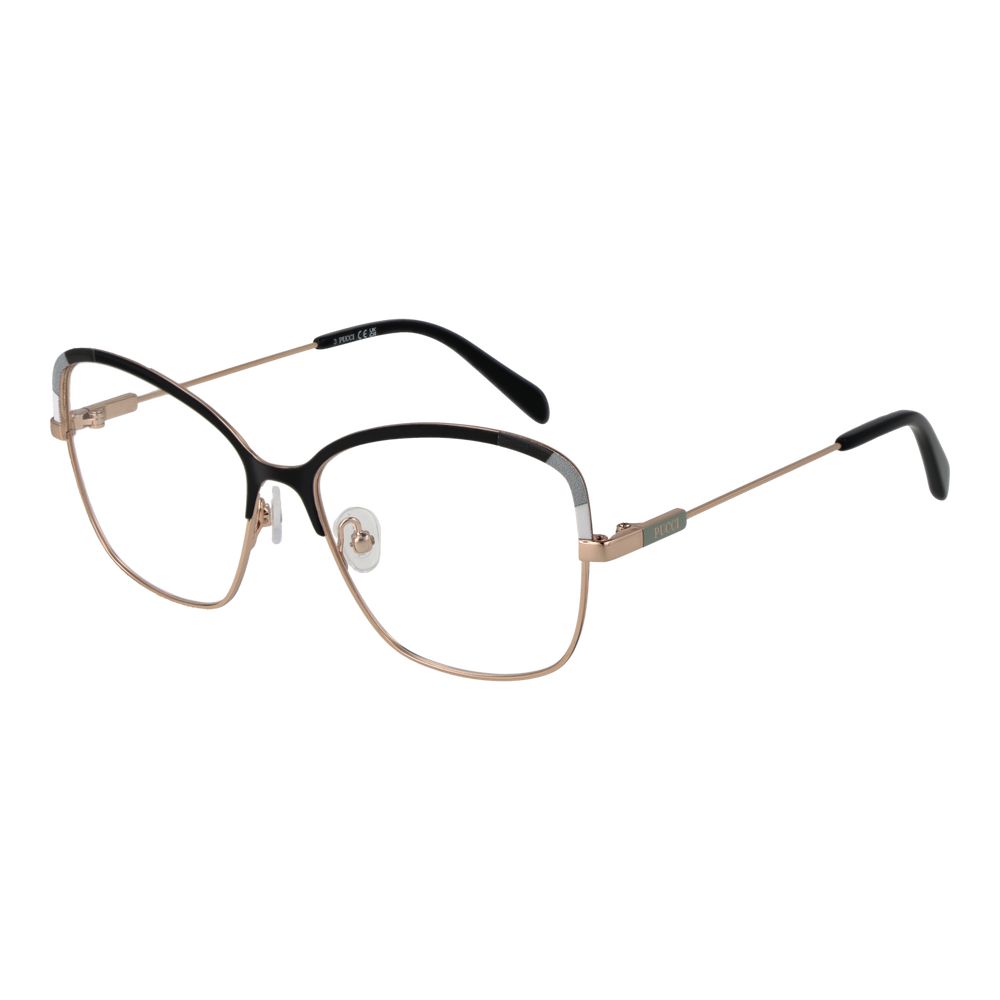 Emilio Pucci Black Metal Glasses (Frames) Emilio Pucci