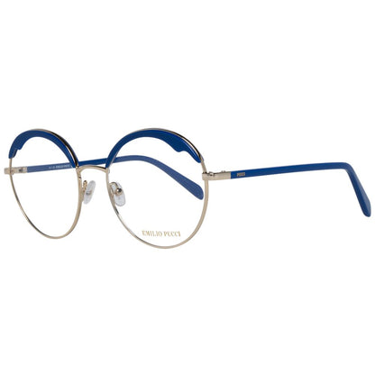 Emilio Pucci Blue Metal & Plastic Glasses (Frames) Emilio Pucci