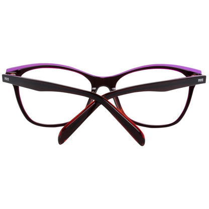 Emilio Pucci Burgundy Plastic Glasses (Frames) Emilio Pucci