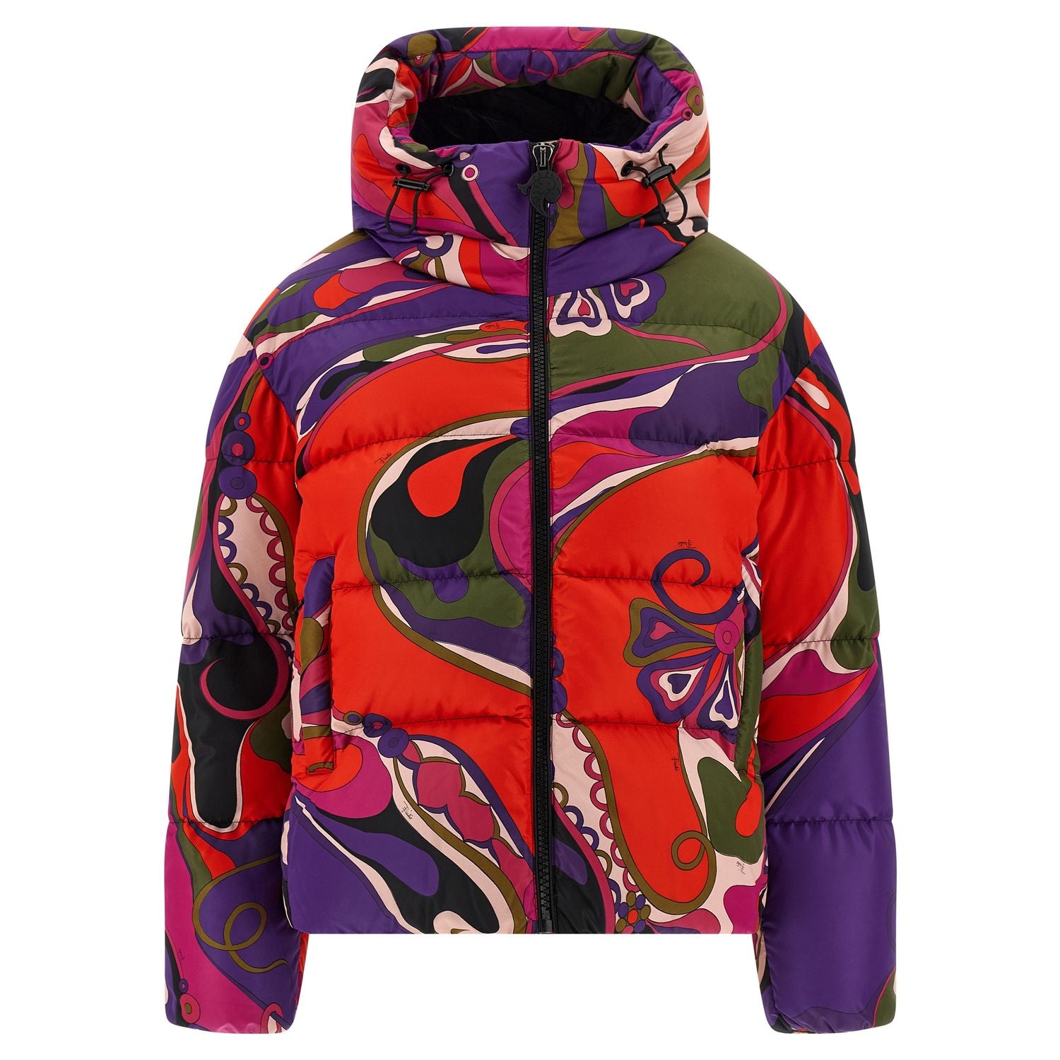 Emilio Pucci Multicolor Polyamide Full-Length Jacket