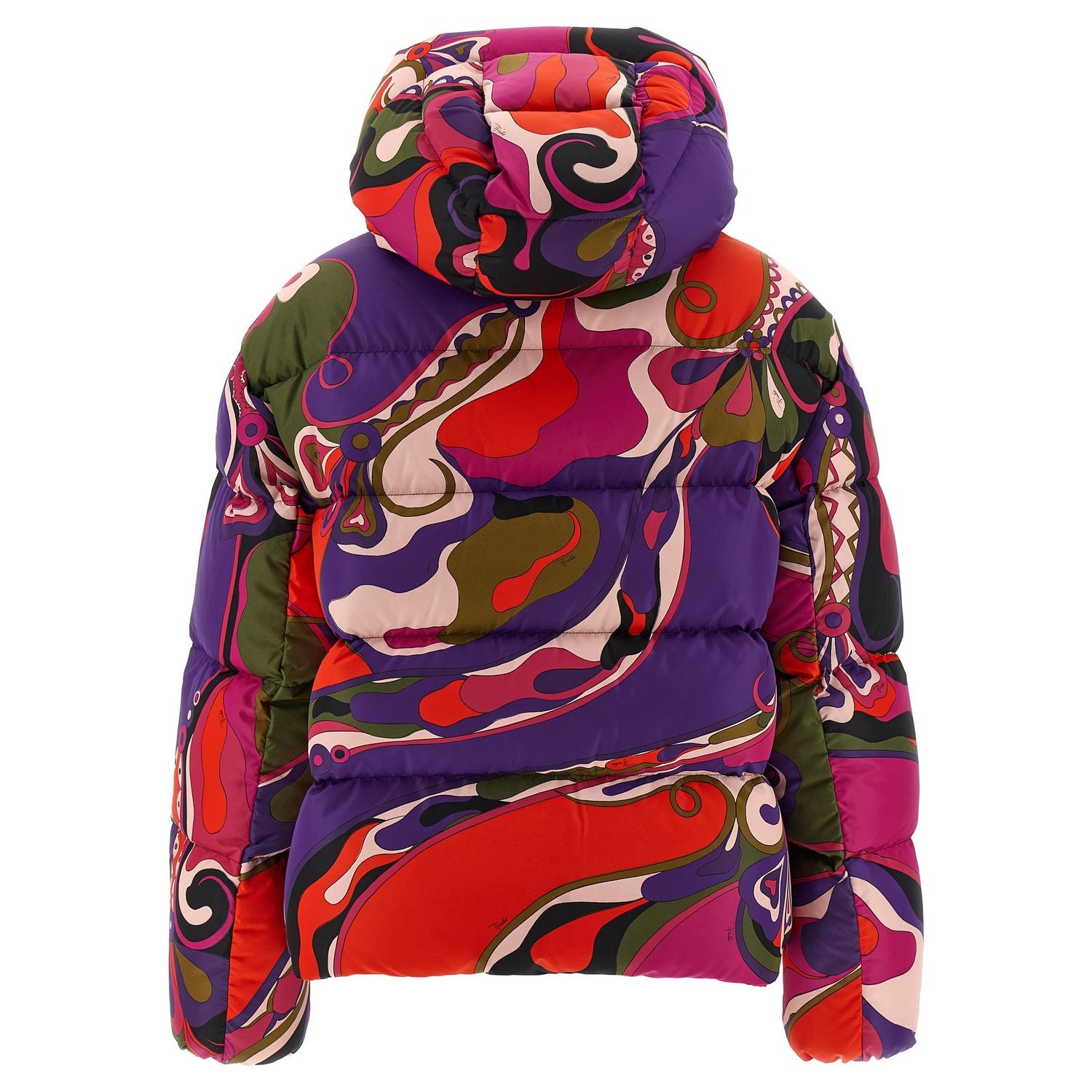 Emilio Pucci Multicolor Polyamide Full-Length Jacket
