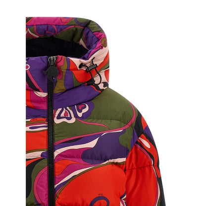 Emilio Pucci Multicolor Polyamide Full-Length Jacket