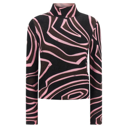 Emilio Pucci Multicolor Wool Cardigan