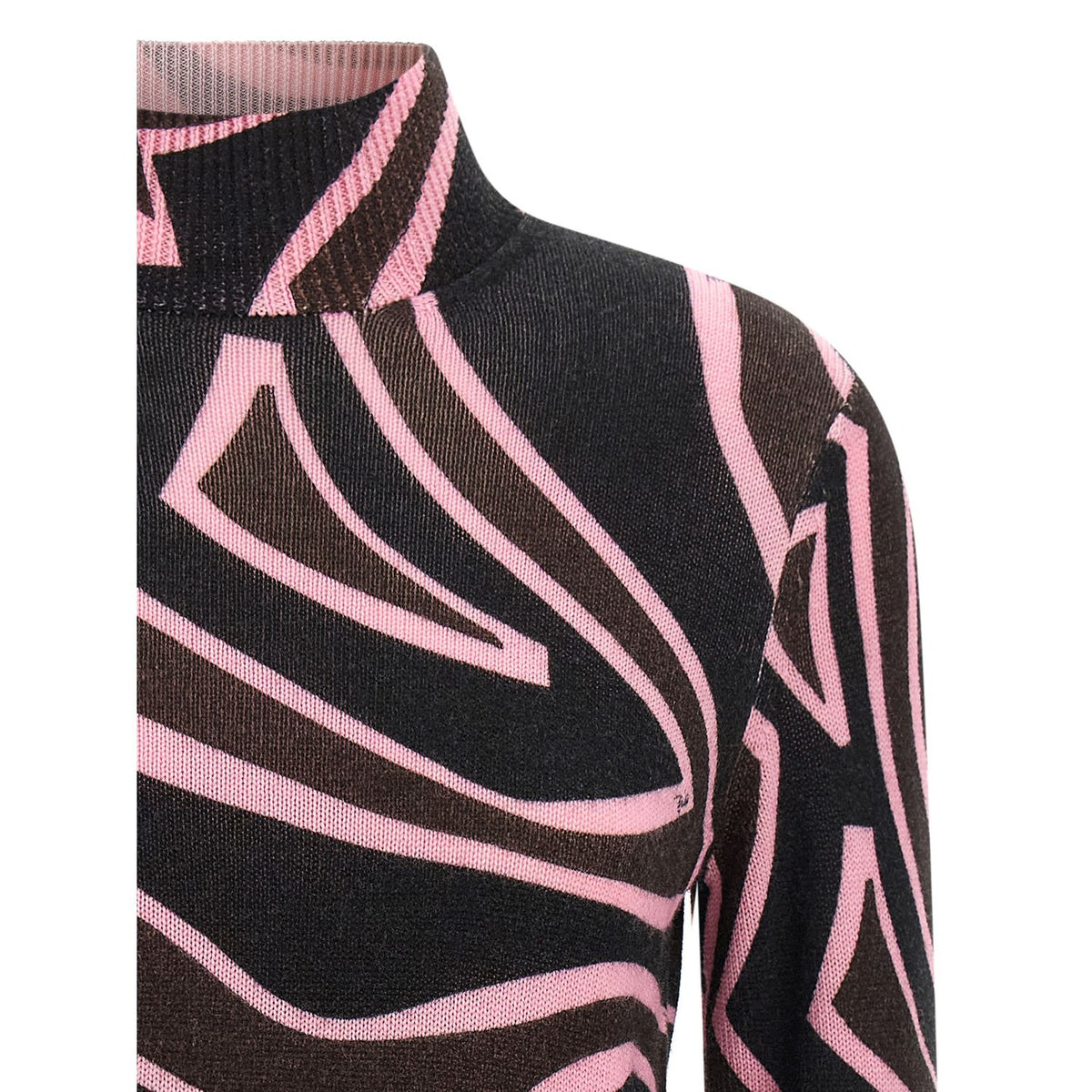 Emilio Pucci Multicolor Wool Cardigan