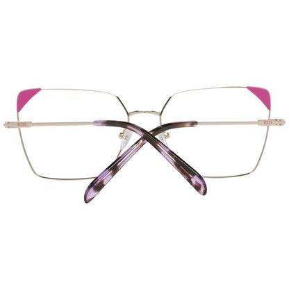 Emilio Pucci Rose Gold Metal & Plastic Glasses (Frames) Emilio Pucci