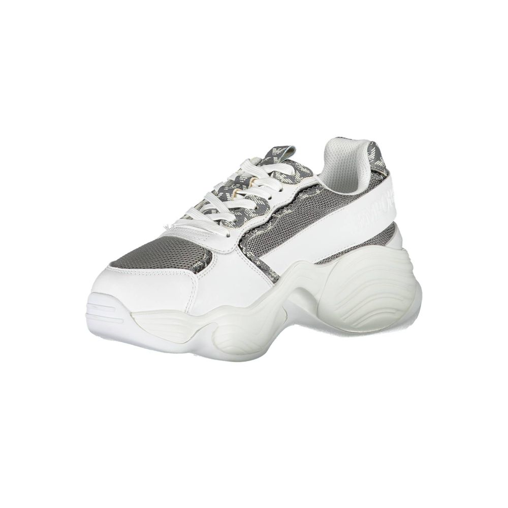 Emporio Armani Bianco Polyurethane Women Sneaker Emporio Armani