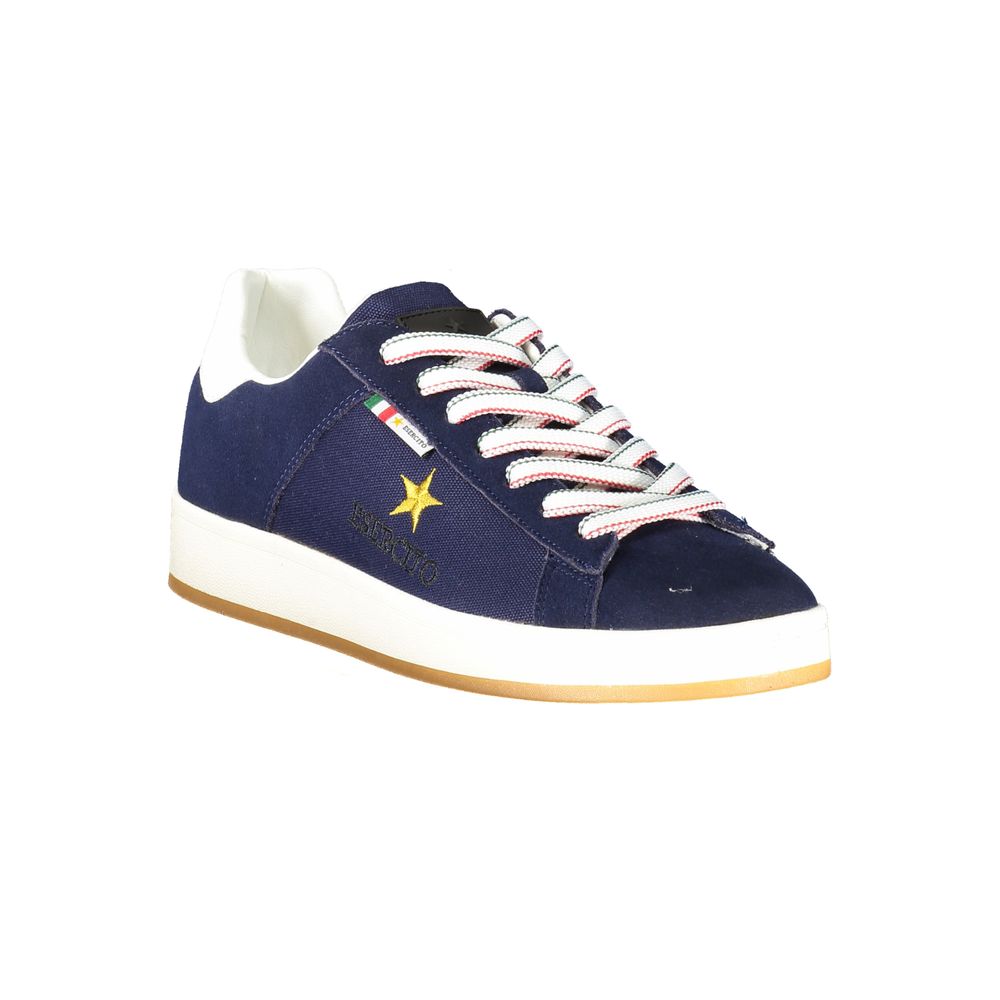 Esercito 1659 Blue Polyurethane Men Sneaker