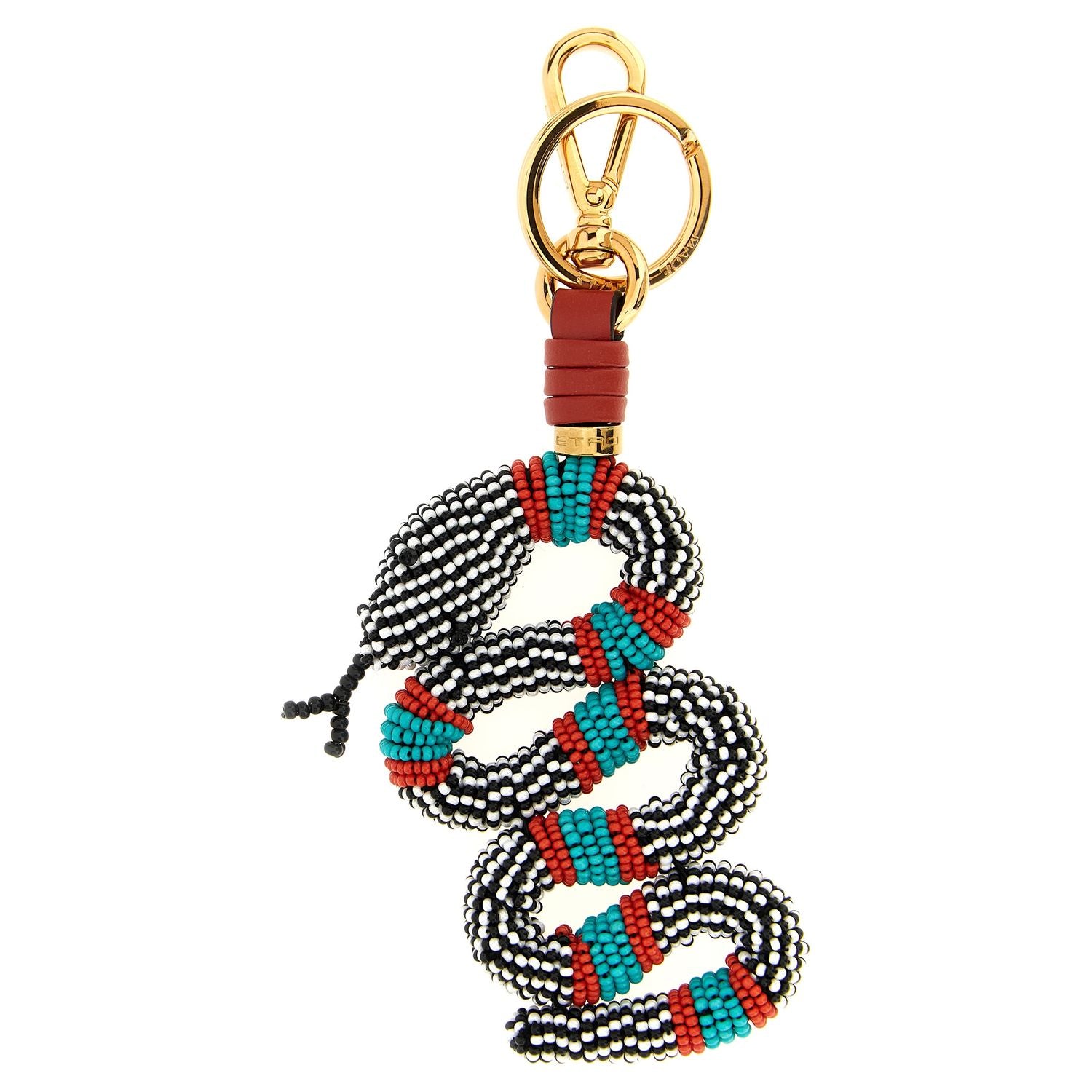 Etro Multicolor Glass Keychain