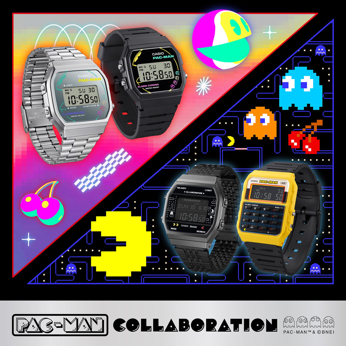 CASIO VINTAGE Mod. F-91 - PACMAN Series Limited Edition-8