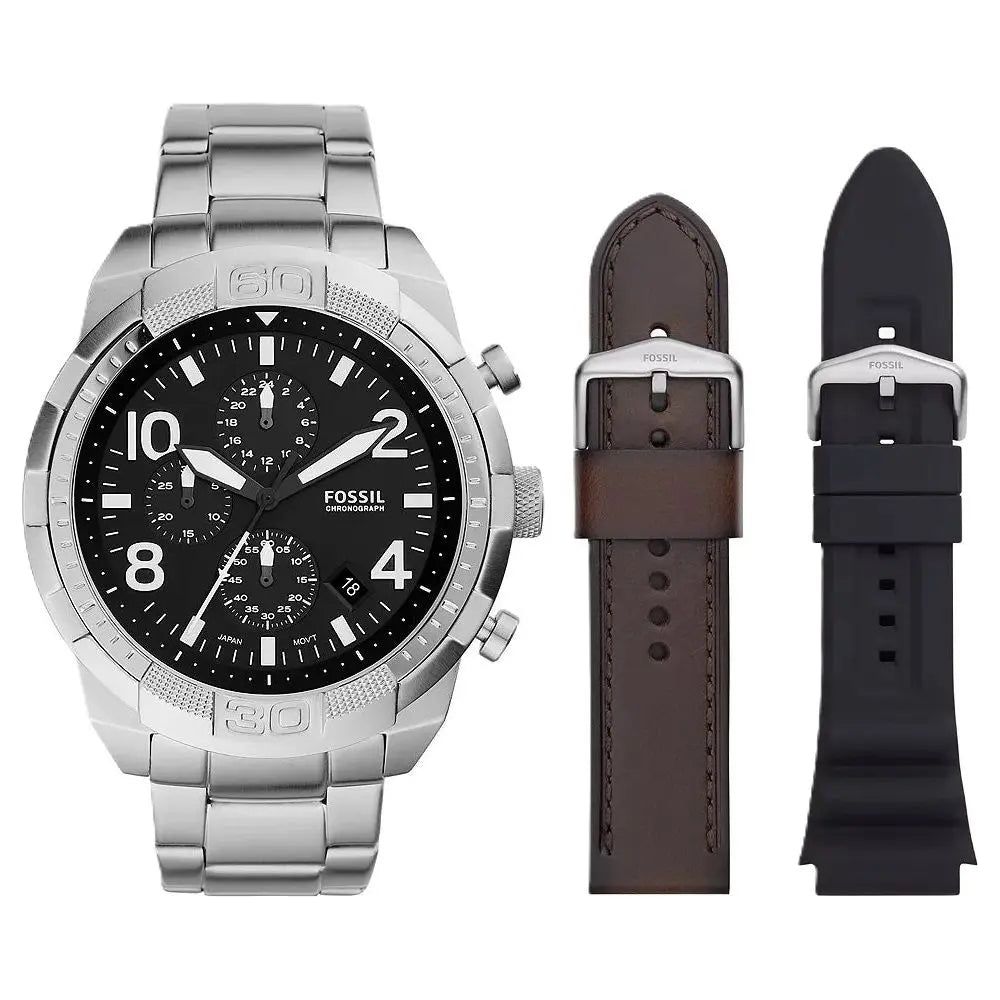 FOSSIL FOSSIL Mod. BRONSON Special Pack + 2 Extra Straps WATCHES fossil-mod-bronson-special-pack-2-extra-straps