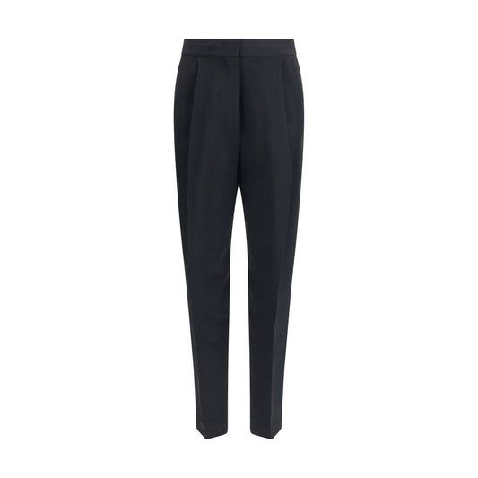 Fabiana Filippi Black Acetate Casual Pants Fabiana Filippi