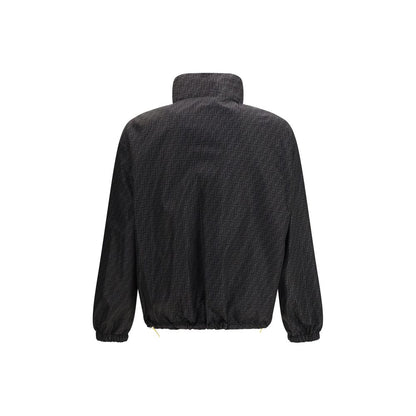 Fendi Black Polyamide Shell Jacket 1728,72470364320,Black,Clothing,Fendi,IT48 | M,IT50 | L,Jackets & Coats - Clothing,Men,New with tags,Shell Jackets - Jackets & Coats - Clothing