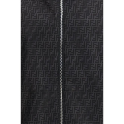 Fendi Black Polyamide Shell Jacket 1728,72470364320,Black,Clothing,Fendi,IT48 | M,IT50 | L,Jackets & Coats - Clothing,Men,New with tags,Shell Jackets - Jackets & Coats - Clothing