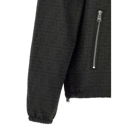 Fendi Black Polyester Shell Jacket