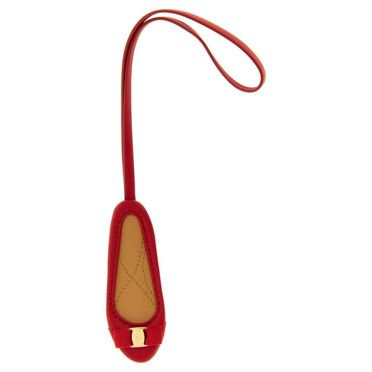 Ferragamo Multicolor Calfskin Keychain