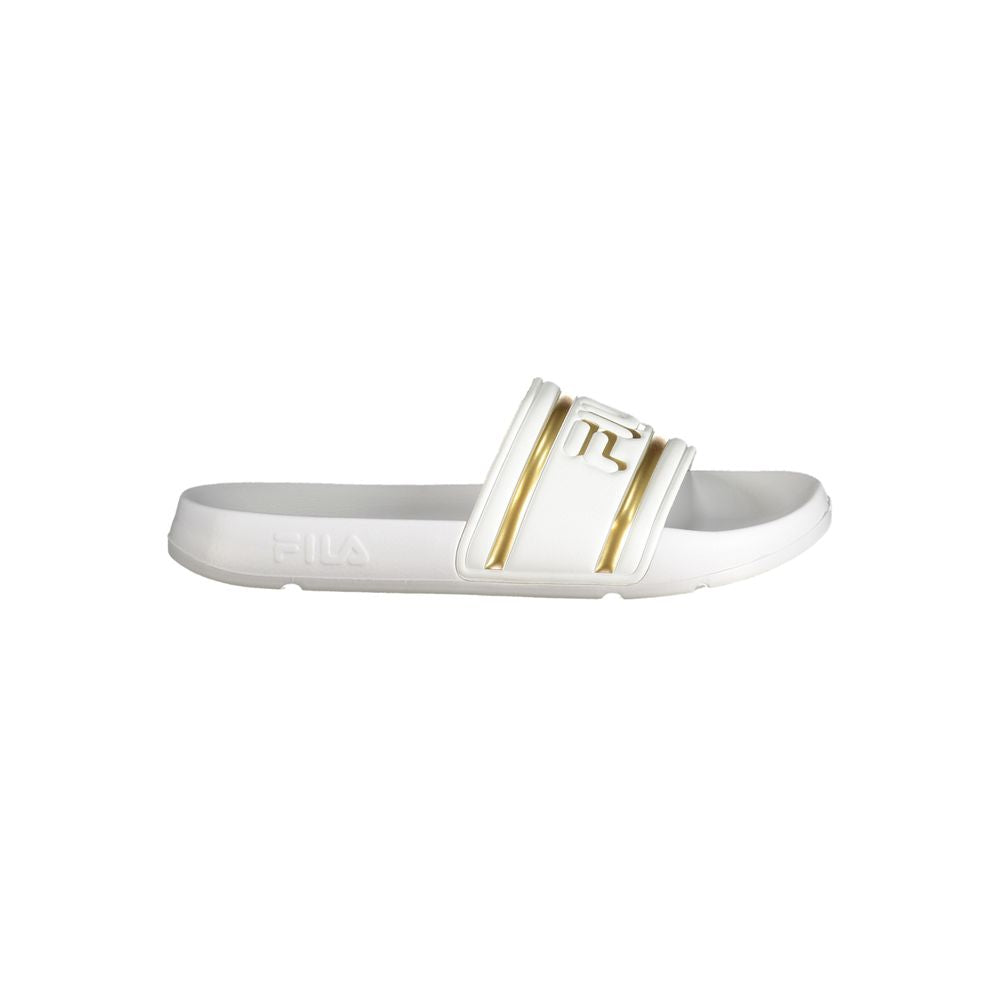 Fila White Polyurethane Women's Slipper