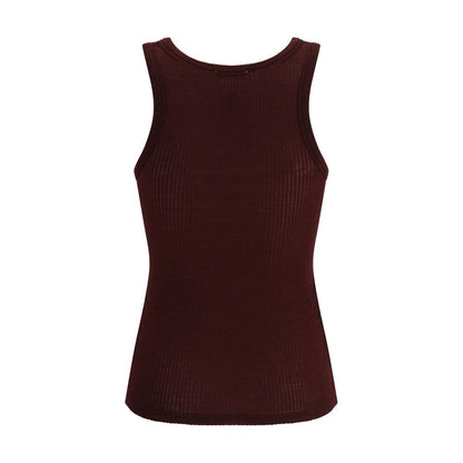 Forte_Forte Brown Fleece Wool Top